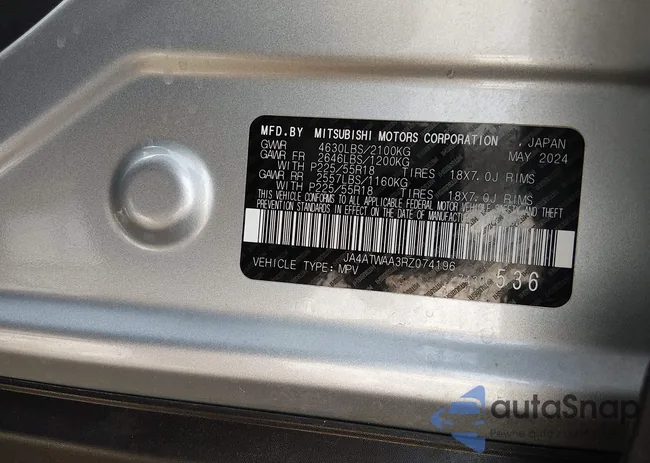 JA4ATWAA3RZ074196: 44009559