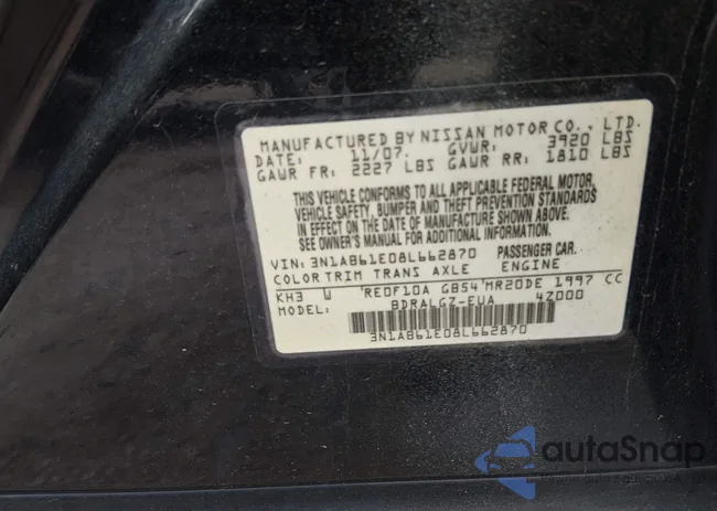 3N1AB61E08L662870: 44009626