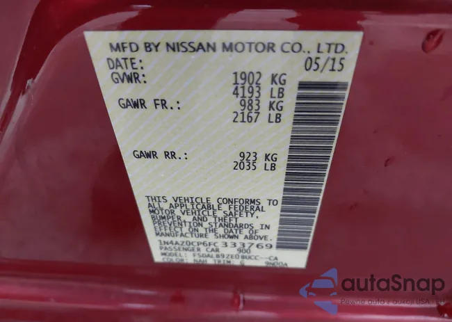 1N4AZ0CP6FC333769: 44010652