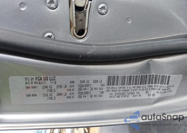 3C4PDCAB7JT447949: 44010758