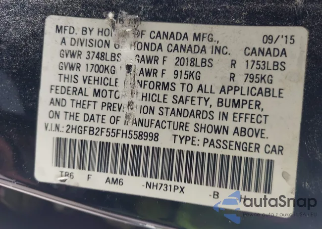 2HGFB2F55FH558998: 44011162