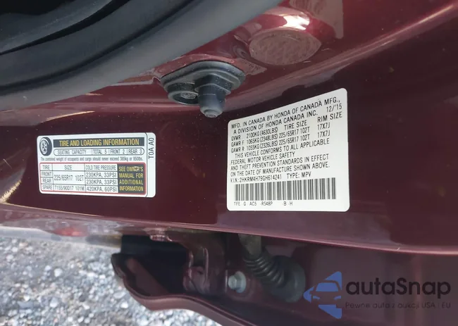 2HKRM4H79GH614241: 44010504