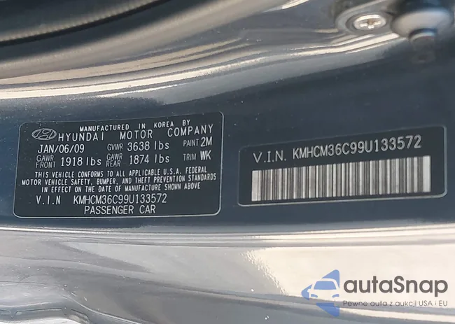 KMHCM36C99U133572: 44010569