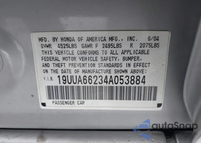 19UUA66234A053884: 44010572