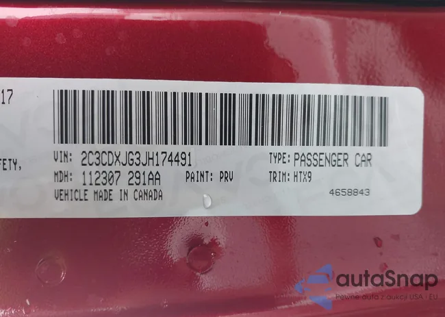 2C3CDXJG3JH174491: 44011731