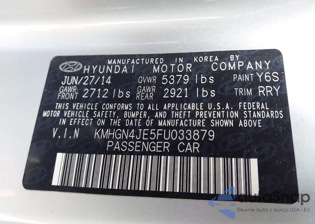 KMHGN4JE5FU033879: 44011787