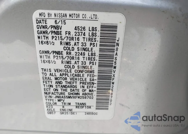 JN8AS5MVXFW258702: 44011791