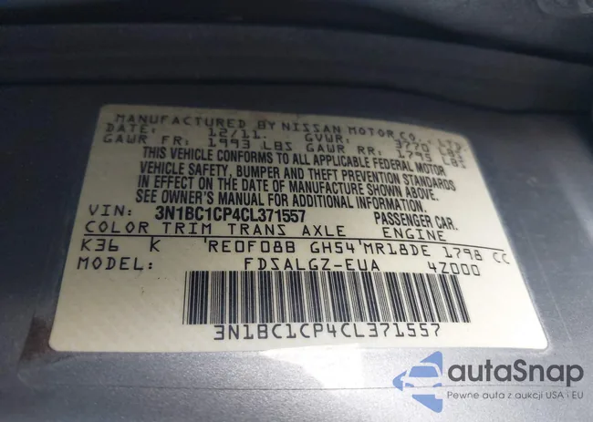 3N1BC1CP4CL371557: 44011904