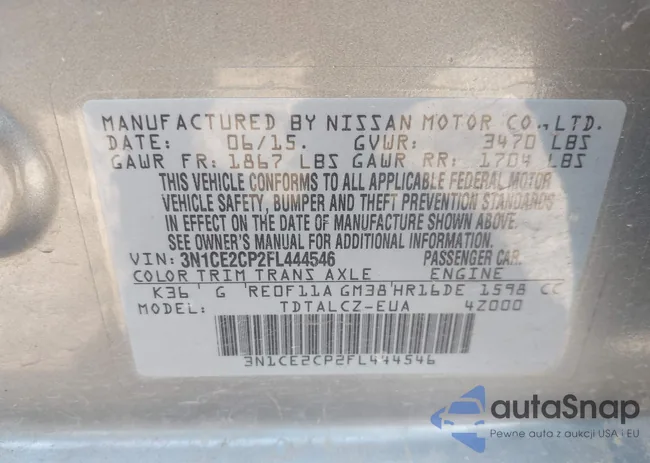 3N1CE2CP2FL444546: 44011936