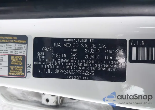 3KPF24AD2PE542876: 44011946