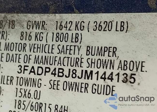 3FADP4BJ8JM144135: 44012064