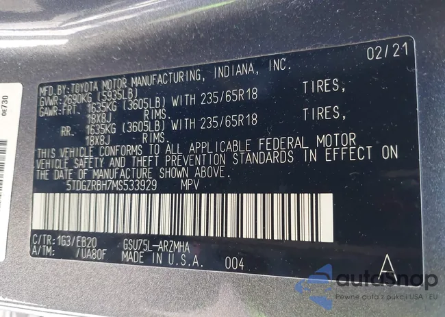 5TDGZRBH7MS533929: 44012086