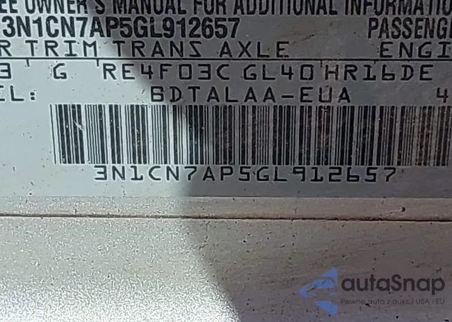 3N1CN7AP5GL912657: 44012228