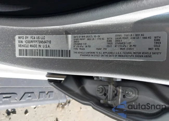 1C6SRFFP7SN584710: 44011269