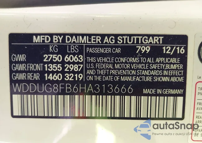 WDDUG8FB6HA313666: 44011295