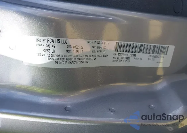 3C3CFFGE3FT732896: 44011544