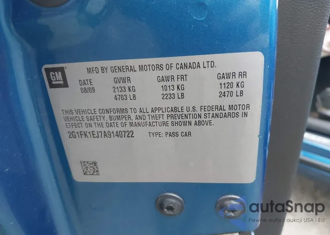 2G1FK1EJ7A9140722: 44012663