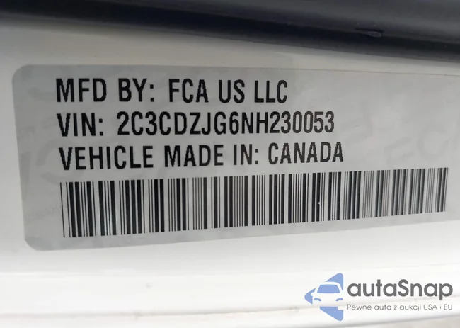 2C3CDZJG6NH230053: 44012743