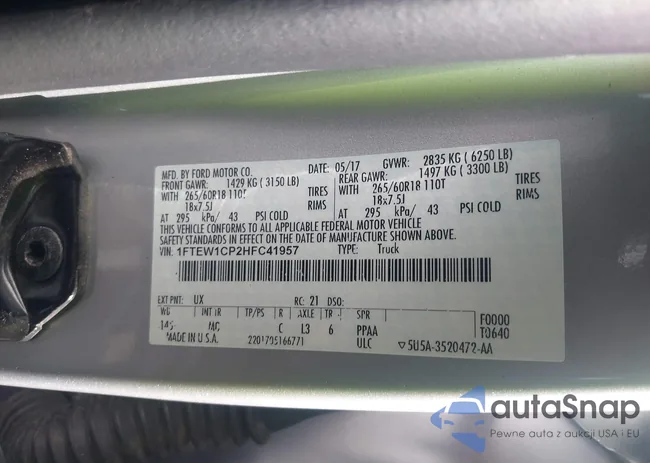 1FTEW1CP2HFC41957: 44012847