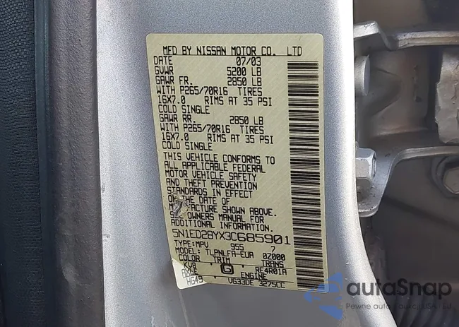 5N1ED28YX3C685901: 44012864