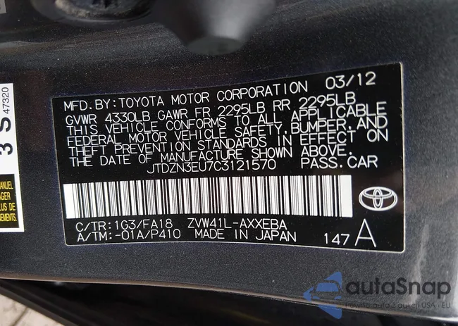 JTDZN3EU7C3121570: 44012953