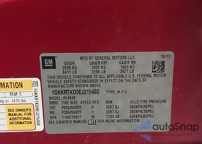 1GKKRTKD0EJ215450: 44013122