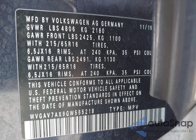 WVGAV7AX9GW555218: 44013153