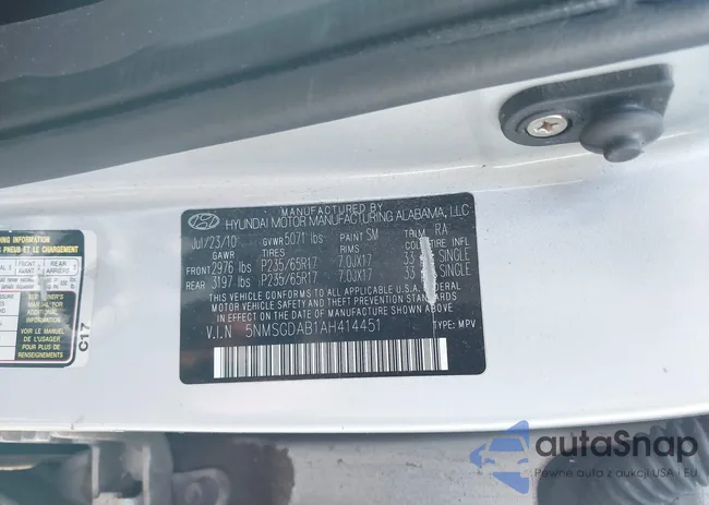 5NMSGDAB1AH414451: 44013228