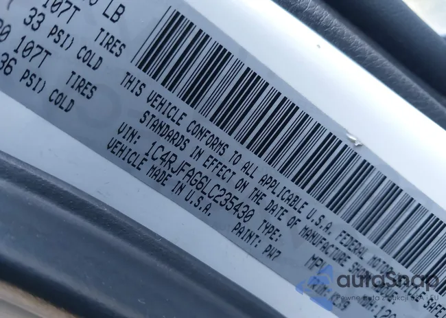 1C4RJFAG6LC235430: 44012247