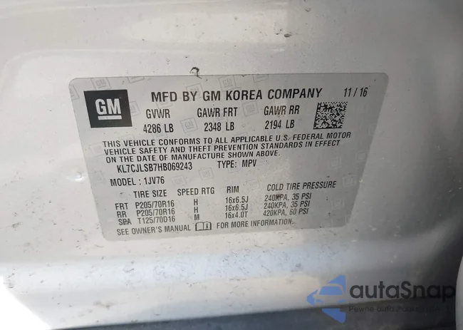 KL7CJLSB7HB069243: 44012275