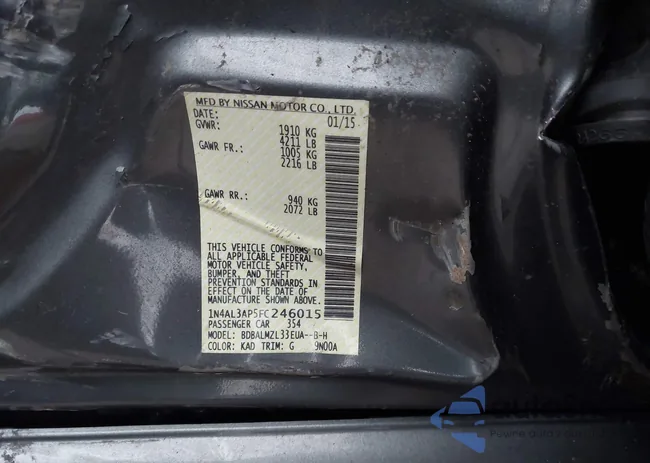 1N4AL3AP5FC246015: 44012403