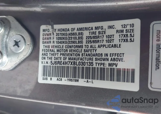 5J6RE4H7XBL030135: 44012607