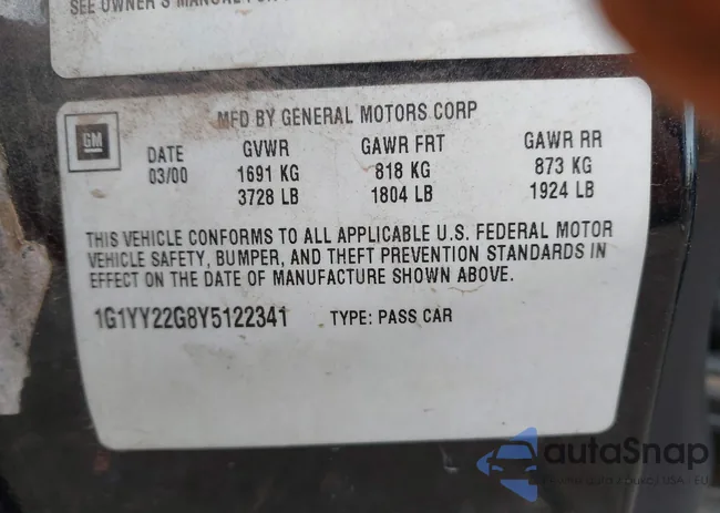 1G1YY22G8Y5122341: 44013659