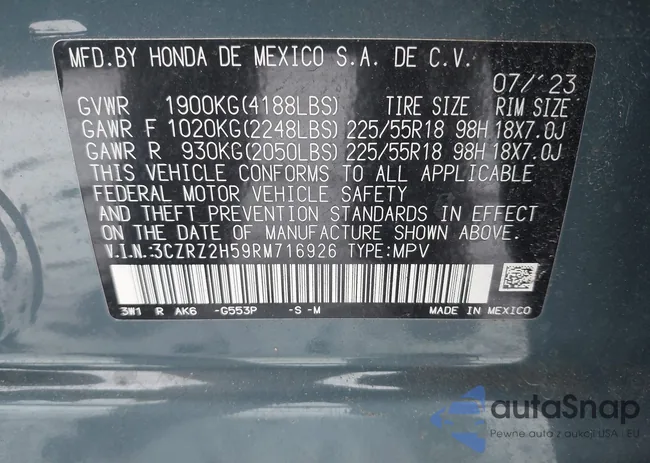 3CZRZ2H59RM716926: 44013806