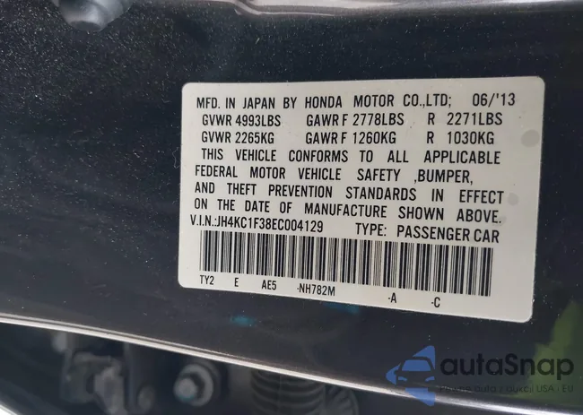 JH4KC1F38EC004129: 44013839