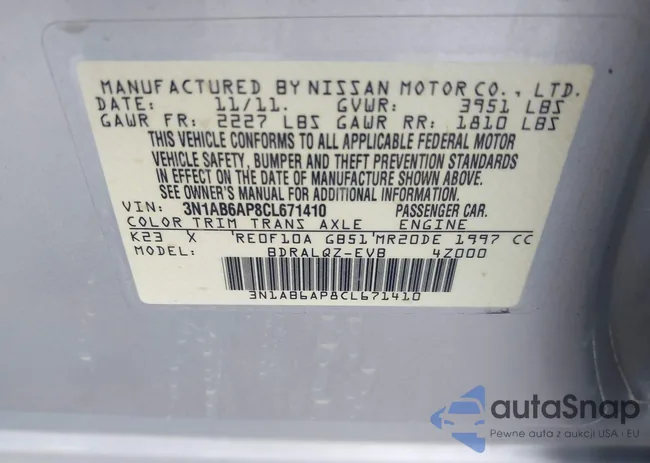 3N1AB6AP8CL671410: 44013885