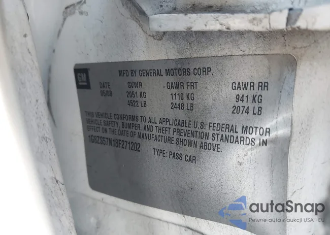 1G8ZS57N18F271202: 44013946