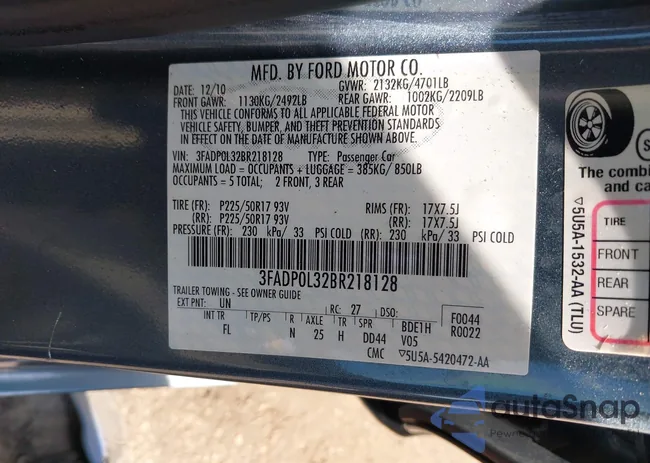 3FADP0L32BR218128: 44014152