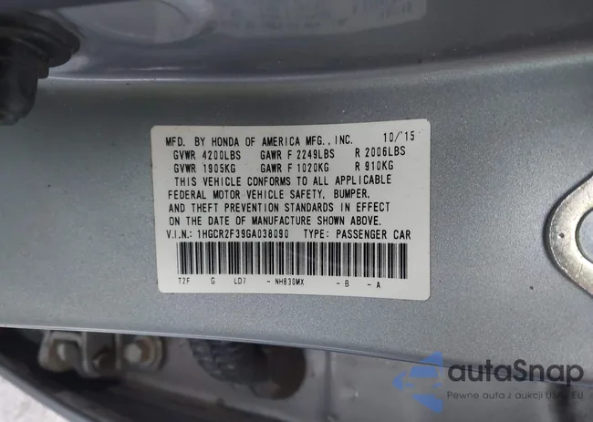 1HGCR2F39GA038090: 44014209