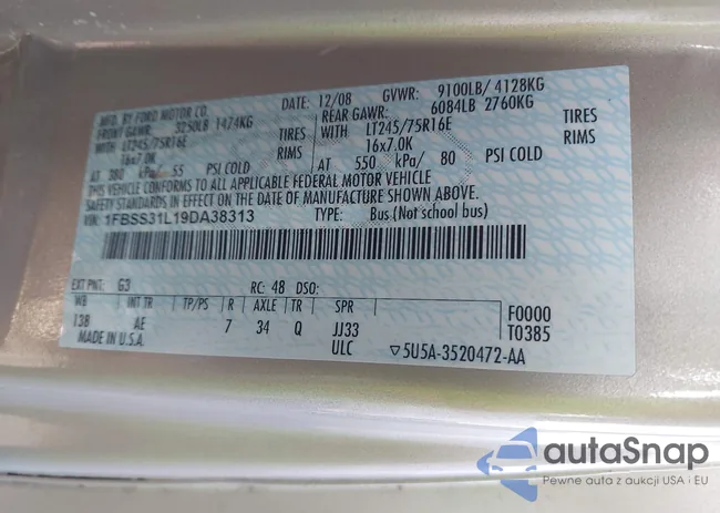 1FBSS31L19DA38313: 44014227