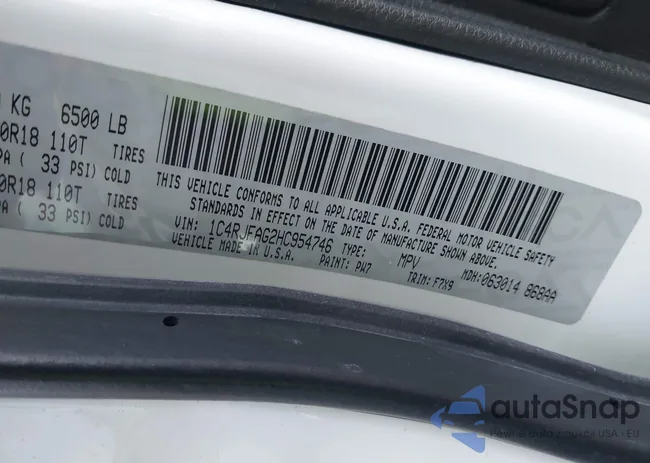 1C4RJFAG2HC954746: 44013529