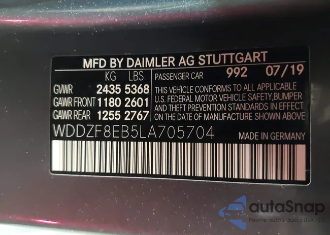 WDDZF8EB5LA705704: 44014705