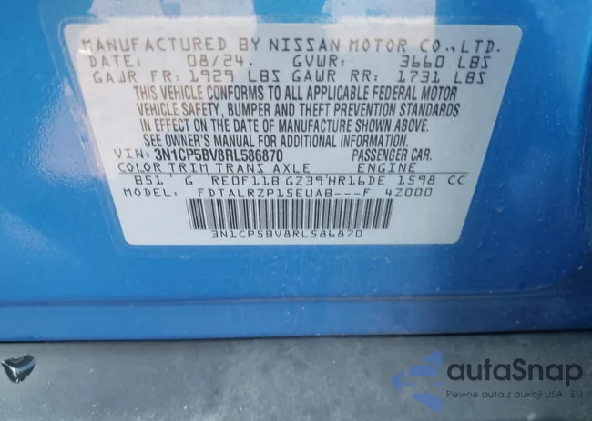 3N1CP5BV8RL586870: 44014708