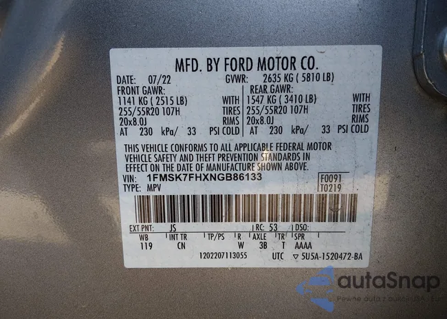 1FMSK7FHXNGB86133: 44014904