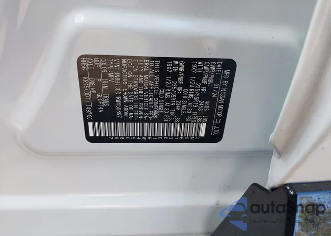 JN8BT3DD1RW450897: 44014919