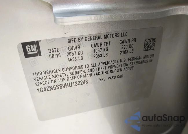 1G4ZN5SS9HU132243: 44014928