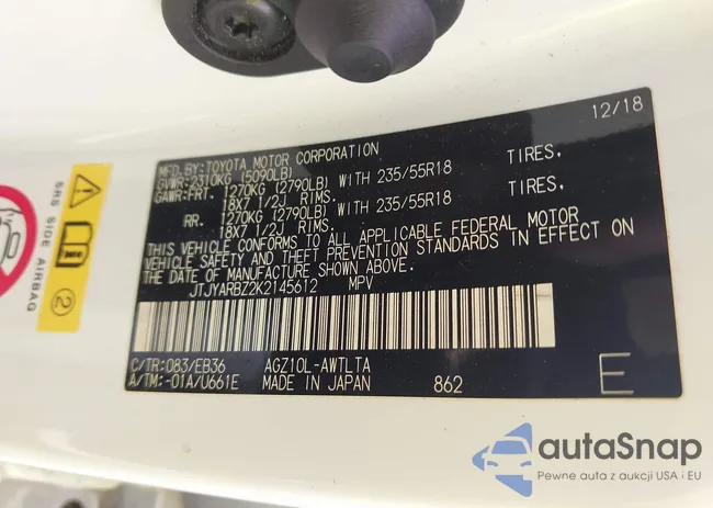 JTJYARBZ2K2145612: 44014960