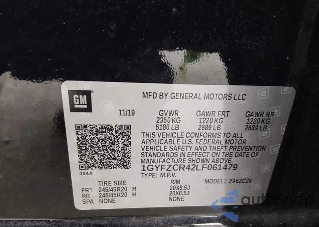 1GYFZCR42LF061479: 44015237