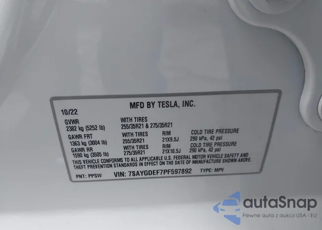 7SAYGDEF7PF597892: 44014333