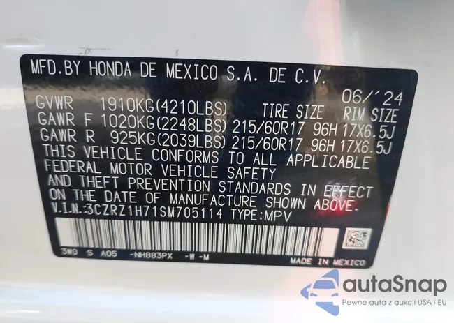 3CZRZ1H71SM705114: 44014361